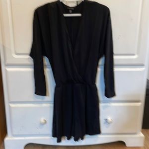 Express long sleeve dressy romper.